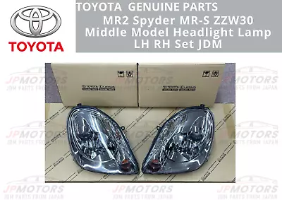 TOYOTA Genuine MR2 Spyder MR-S ZZW30 Middle Model Headlight Lamp LH RH Set JDM • $1219