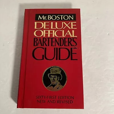 Vtg 1981 Mr Boston Deluxe Official Bartenders Guide Pre Owned • $8.13