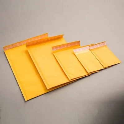 £4.19 • Buy Gold Padded Bubble Envelopes Bags Postal Wrap - Various Quantites - All Sizes 