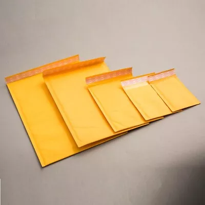 Gold Padded Bubble Envelopes Bags Postal Wrap - Various Quantites - All Sizes  • £33.10