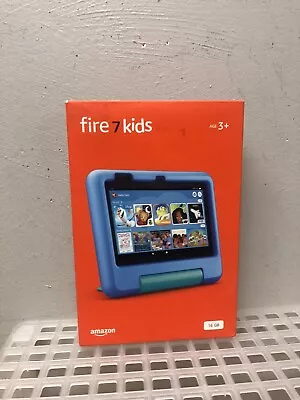 Amazon Fire 7 Kids 12th Gen. 16GB  Wi-Fi 7  - Blue With Sleeve + Kids Stylus • $69.99