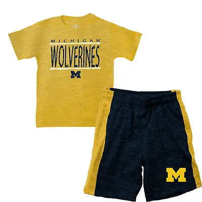 Wes And Willy Toddler And Little Boys College Team Short And Shirt Set • $41.99