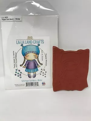 La-La-Land Crafts Paper Doll Marci - Winter Stamp • $9.99