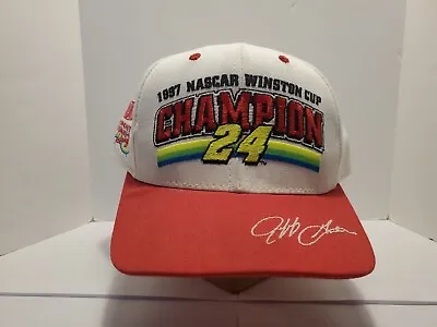 Vintage Jeff Gordon Hat Cap Snapback Embroidered Winston Cup 1997 Champion • $21.95