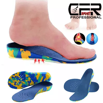 Orthotic Insoles Arch Support Plantar Fasciitis Children Kid Flat Feet Back Pain • £7.59