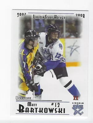 2007-08 Lincoln Stars (USHL) Matt Bartkowski (Wilkes-Barre/Scranton Penguins) • $2.50