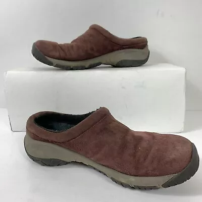 MERRELL Slip On Clogs Shoes Brown Bourbon Womens Size US 8 UK 5.5 EUR 38.5 • $39.88