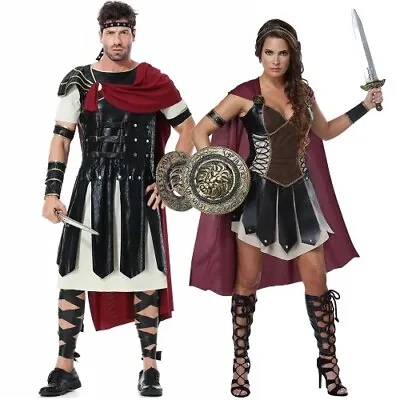 Ancient Roman Spartan Warrior Gladiator Cosplay Women & Men Knight Xena Princess • $64.02