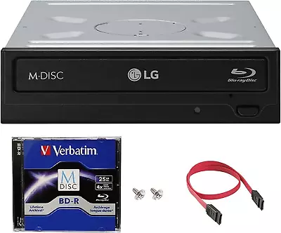 $138.75 • Buy LG WH16NS40 16X Blu-Ray BDXL DVD CD Internal Burner Drive Bundle With Free 25GB