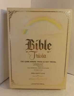 Vintage 1984 Bible Trivia Board Game By Cadaco Games • $29.47