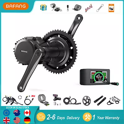 52V Bafang BBSHD BBS03 Mid Drive Motor Kits DIY Ebike Conversion 8fun Kit • £602.94