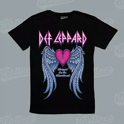 Men/Women/Kids Def Leppard Angel Wings Heavy Metal Rock Music Band Skull T-Shirt • $38