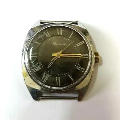 Vintage Soviet Russia Ussr Wrist Mens Watch Raketa Mechanics Workers Rare  • £17.10