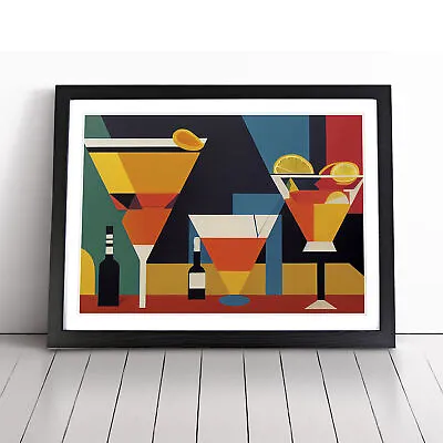 Retro Cocktail Art Vol.5 Wall Art Print Framed Canvas Picture Poster Decor • $23.59