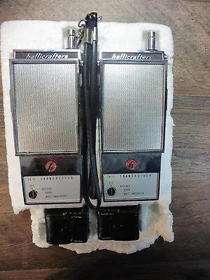 Vintage Pair Hallicrafters Transceiver Model CB-11 Walkie Talkie TESTED • $1.99