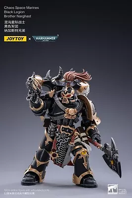 JOYTOY X Warhammer 40k Chaos Space Marines Black Legion Narghast 1/18 FIGURE • $117.29