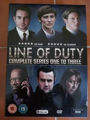 Line Of Duty: Complete Series 1 2 & 3 Dvd Collection (6 Discs) • £6.99