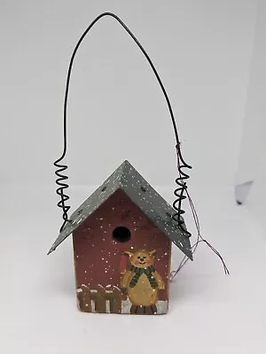 Hand Painted Miniature Birdhouse Ornaments • $8