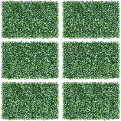 6/12pcs 60×40cm Grass Wall Panels Artificial Boxwood Hedge Wall Panels Topiary • £17.99