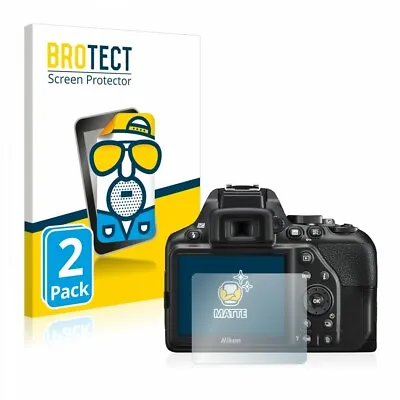 Nikon D3500  2 X BROTECT® Matte Screen Protector Anti-glare Hard-coated • $29.44