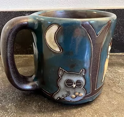 Handcrafted Mara Stoneware Owl Coffee Tea Mug 16oz. Heavy Great Condition • $20