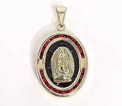 Stainless Steel My Lady Virgin Mary Charm Pendant Acero Oro Virgen De Guadalupe • $8