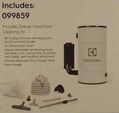 Electrolux ELX550 Central Vacuum With Deluxe Hard Floor Cleaning Kit • $436.97