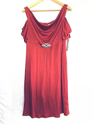 NEW Marc Bouwer Glamiti Red Womens Sleeveless Sz 8 • $7.75