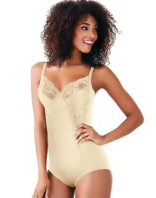 Maidenform Body Briefer All Around Lace Shape Wear Firm Control Unlined Lingerie • $34