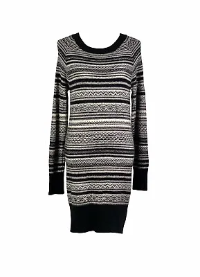 £19.99 • Buy Topshop Fair Isle Knitted Jumper Dress Size 10 Autumn Winter Cosy Comfy Preloved