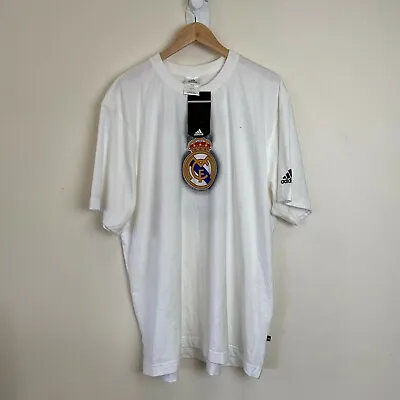 £37.85 • Buy Original 2000's David Beckham Madrid Adidas T-Shirt With Tags 2XL