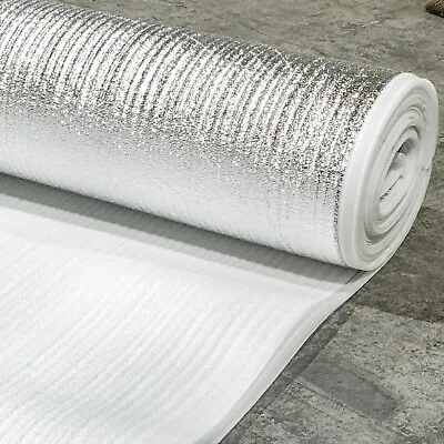 3mm Silver Acoustic Underlay Wood Or Laminate Flooring Comfort Insulation • £0.99