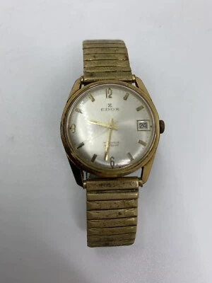 $45 • Buy Vintage Edox 17 Jewels Incabloc Mens Watch