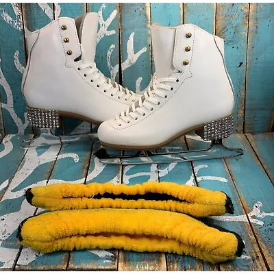 Vintage Jackson Competitor Ladies Figure Skating Ice Skates Size 3.5B 2270 Mirag • $74.99