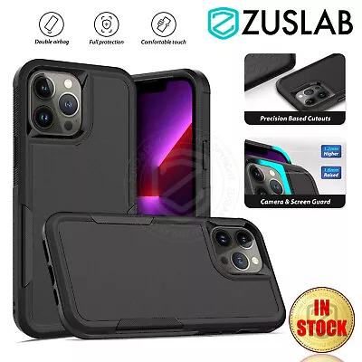 $12.95 • Buy For Apple IPhone 13 12 11 Pro Max XR XS SE 8 7 Plus Case Double Shockproof Cover