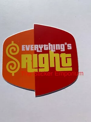 Phish Everything’s Right Sticker ~ Water Bottle ~ Laptop ~ Tumbler ~ Vinyl Decal • $5.95