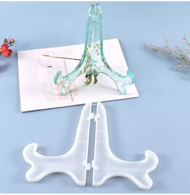 £5.49 • Buy Display Stand Silicone Epoxy Mold Casting Resin Plate Holder Coaster Craft Mould