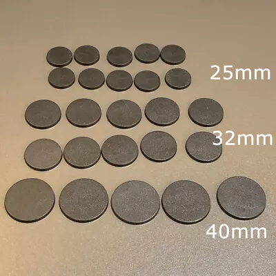 25pcs 25mm/30mm/40mm Scale Base Miniature Wargames Table Top Gaming 40K Reaper  • $4.99