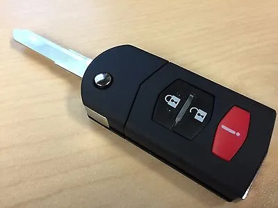 Mazda Remote Flip Key Fob CASE/SHELL 3 Button Mazda 3 6 RX-8 CX-7 CX-9 • $14.94