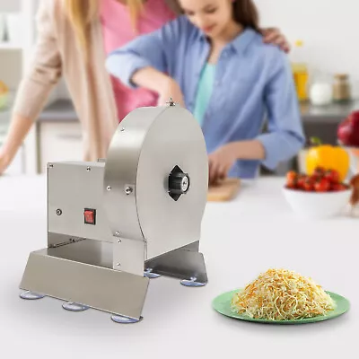 $199 • Buy Commercial Potato Slicer Fruit Vegetable Slicing Machine Cabbage Shredder Silver