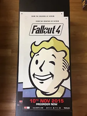 2015 Fallout 4 Bethesda Promo (EB Games/Game Stop) Double Sided & Mint Condition • $99.95