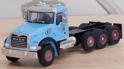 2019 MACK GRANITE 3Axle Cab&chassis LIGHT BLUE 1/64 BY GREENLIGHT  New No Box... • $9.99