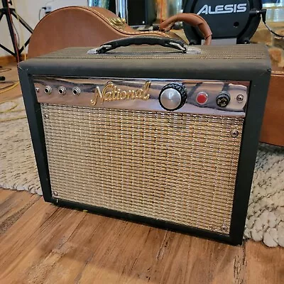 1960s National Valco 1210 All Tube Guitar Amplifier Vintage Exc Cond W/Cover • $1049.95