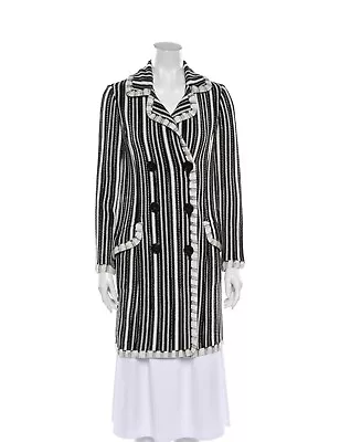 M Missioni Double-breasted Stripped Coat US 6 / IT 42 Made In Italy • $265