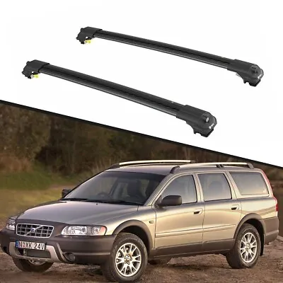 VOLVO	XC70 (AU) ESTATE 2000-2008 Roof Rack Cross Bars Black Set A1 • $190