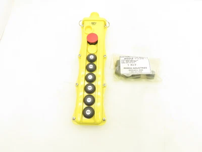 $239.99 • Buy Electromotive SBP2-8-SM-BL Magnetek Bridge Crane Hoist Pendent 8 Button 1 Speed