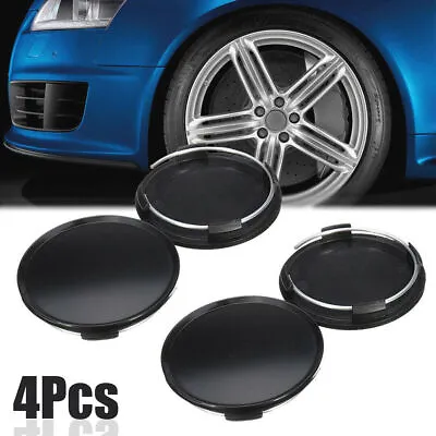 4X Universal Car Wheel Center Hub Caps Cover Trim Set No Emblem Car Accessories • $9.66