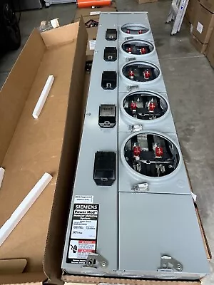 Siemens WMM52125J 1200/125A Meter Stack 5-Gang Ringless 3ph/1ph 5-Jaw New • $3000