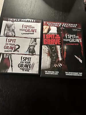 I Spit On Your Grave 1978 & 2010+ I Spit On Your Grave 12&3 Triple Pack DVD • $11