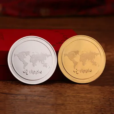 $2.85 • Buy Ripple Coin XRP 24K Real Gold Platec Badge 40 Mm Brand New Souvenir Coi.ig